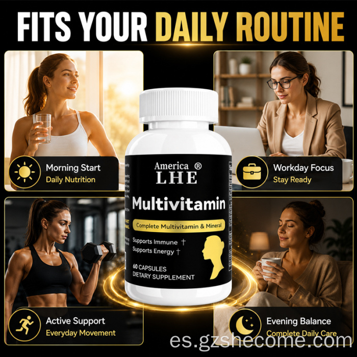 Shecome Multivitamin Capsules Apoyo a la salud inmune